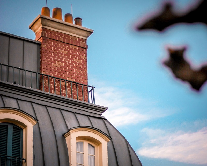 Detalhe de tematização no Pavilhão da França, no parque Epcot