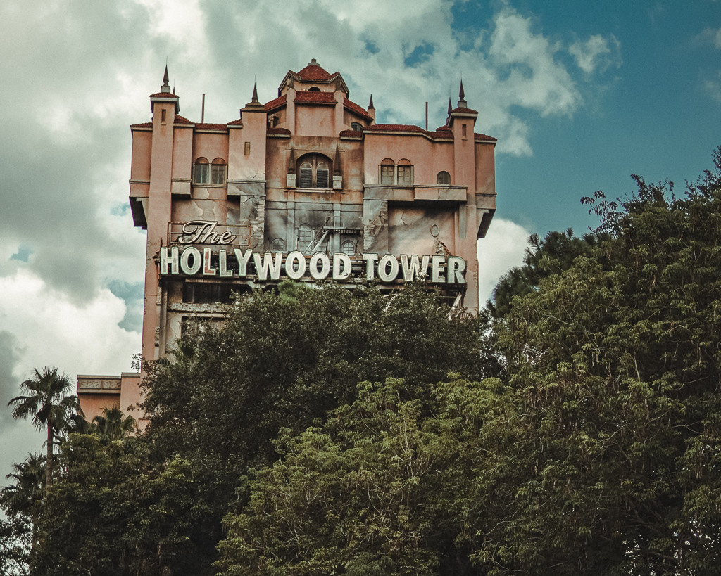 Hollywood Tower Hotel, casa da atração Twilight Zone Tower of Terror, no parque Disney's Hollywood Studios